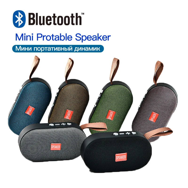 

T7 Proable Bluetooth Speaker Mini Outdoor Waterproof Wireless Speakers 3D Stero Soundbar Shower Support FM TF Card U Disk