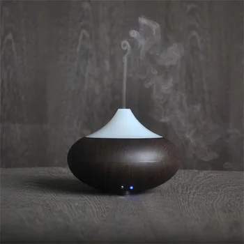 

Light/Dark Woodgrain Ultrasonic Ion Humidifier Aroma Air Aromatherapy Essential Oil Diffuser Ultrasonic Purifier Mist Maker