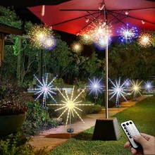 

Solar Firework Lights Outdoor Solar Garden Decorative Starry Meteor Lights 8 Modes IP65 Waterproof For Garden Lawn Landscape