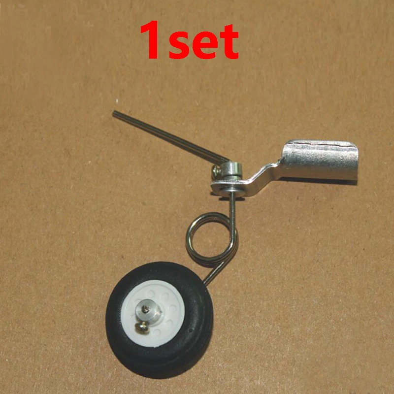 1set Tail Wheel Airplane Landing Gear Metal Rear 25MM Accessories for F3A Fixed Wing RC Drones Model DIY Parts | Игрушки и хобби
