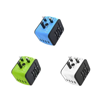 

International Travel Adapter Universal Power Adapter Worldwide All In One 4 Usb With Electrical Plug Perfect For European Us,Eu,