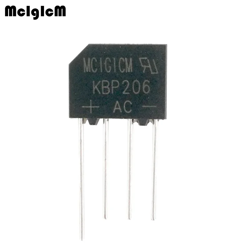 MCIGICM 5 шт. RECT мост GPP 600V 2A KBP206G KBP206|rect|gpp |