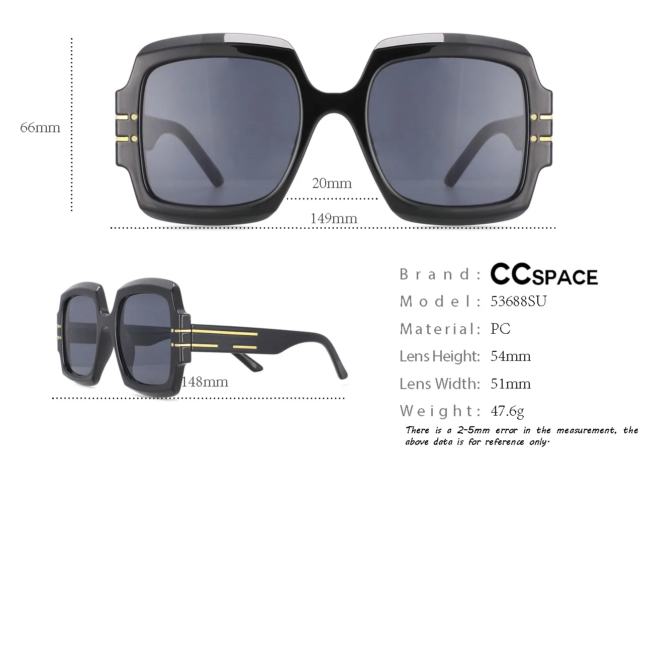 CCSpace Full Rim Acetate Eyeglasses – FuzWeb