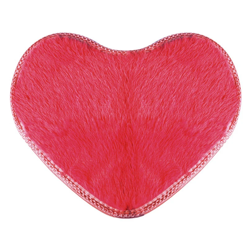Dozzlor, искусственная шерсть, овчина, ворсистый коврик, любовь, сердце, ворсистый ковер, искусственные пушистые коврики, без ворса, ковер для гостиной