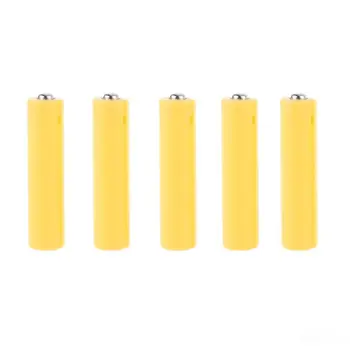

5Pcs AA AAA Size Dummy Fake Battery Setup Shell Placeholder Cylinder Conductor