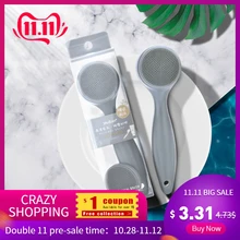 Facesing очищает кисти foruoes luna Мини Силиконовые кисти для лица Силиконовый очиститель массаж пор щетка для лица чистая