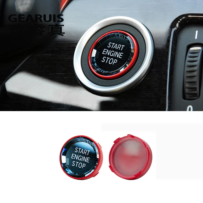 

Car styling ENGINE START STOP switch buttons Covers Stickers For BMW 1 3 5 Series E83 E84 E71 E70 Z4 E89 E90 E60 E87 Accessories