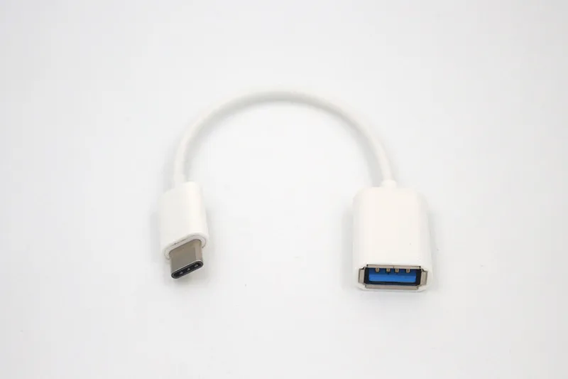 20 шт./лот 16 см тип-c OTG Кабель-адаптер USB 3,1 тип-c штекер USB 3,0 A Женский OTG кабель для передачи данных адаптер