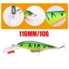 Proleurre Minnow Floating Fishing Lure 11cm 10g Diving Wobbler Bass Artificial Hard Bait With Treble Hook Swimbait Pesca Tackle ► Photo 2/6