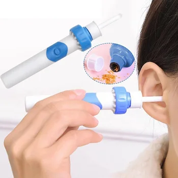 

1 Set Earwax Removal Ear Cleaner Soft Spiral Cleaner Ears Prevent Ear-pick Clean Swab Painless Safety Easy Ear Wax Removal Tools