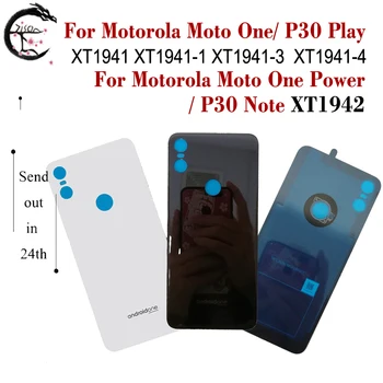 

Battery Cover For Motorola Moto One XT1941 One Power XT1942 Phone Glass Back Cover P30 play Note P30play P30Note Battery Housing