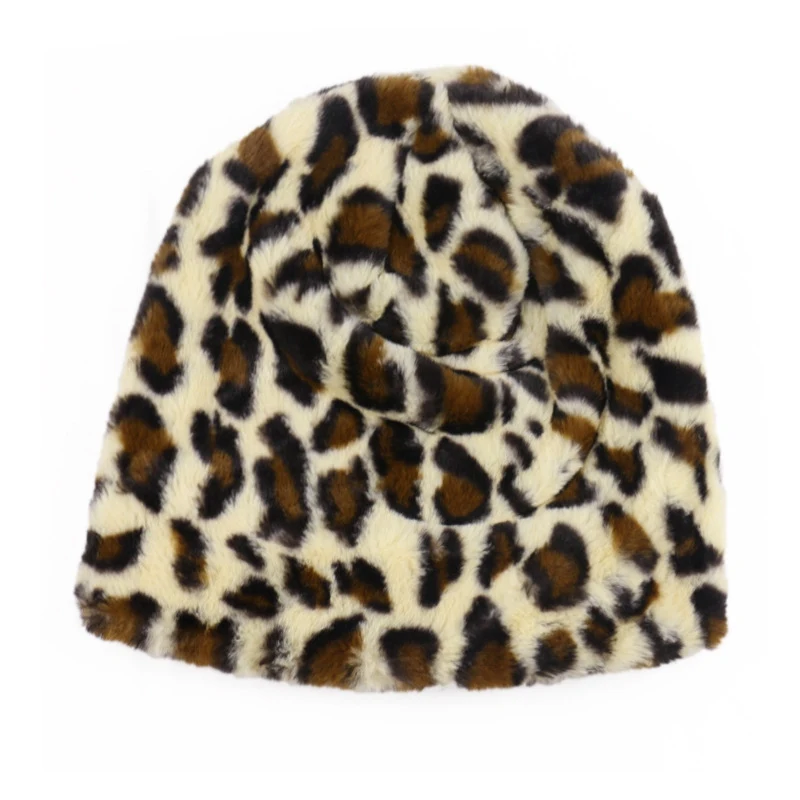 02 WZCX леопардовая расцветка Корейская версия Skullies Beanies сохраняет тепло хип хоп утолщенная эластичная женская шапка зимняя шапка - Цвет: 02