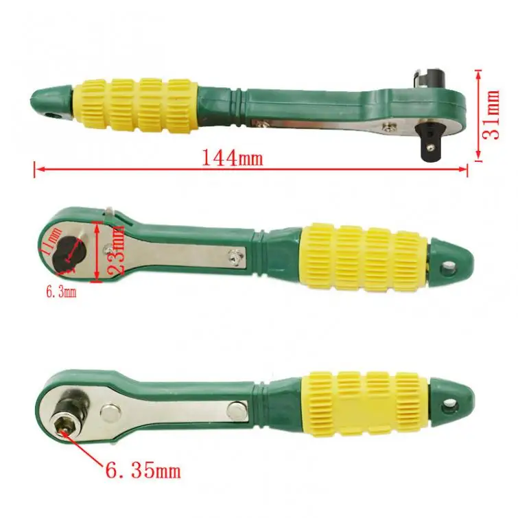 Мини отвертка с трещоткой 1/4 дюйма 6 35 мм|ratchet socket wrench|wrench spannersocket wrench |
