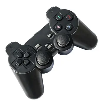 

USB Wireless Double Handle Game Controller Joystick Vibration Gamepad for PC Q81F
