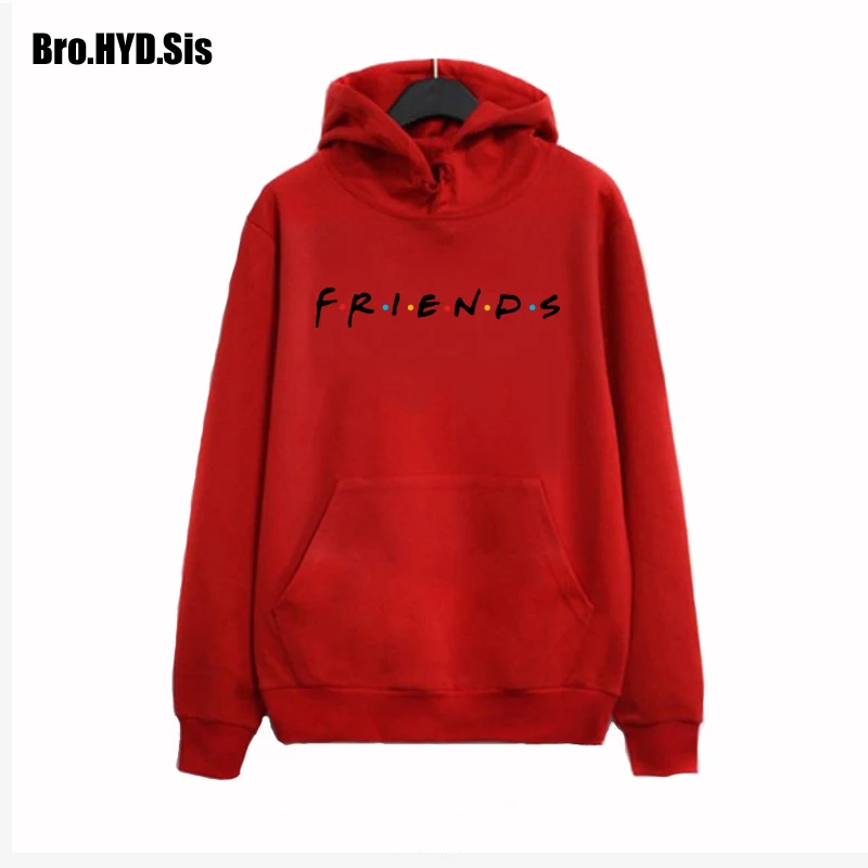  2020 Spring Friends Letter Print Hoodies Women Sweatshirts Harajuku Hooded Sweats Long Sleeve Women