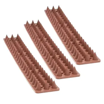 

3pcs Plastic Spike Plastic Fashion Creative Practical Bird Nail Piece Anti-Climbing Bird Repellent for Home