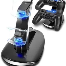 PS4 аксессуары двойной микро USB Зарядное устройство Док-станция джойстик PS4 зарядная станция для playstation 4 Dualshock4 контроллер зарядное устройство Подставка