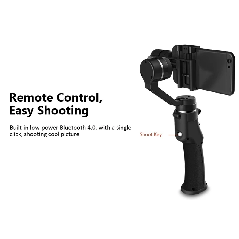  FFYY-Funsnap Capture 3 Axis Handheld Gimbal Stabilizer For Smartphone Gopro 6 Sjcam Xiaoyi 4K Camer