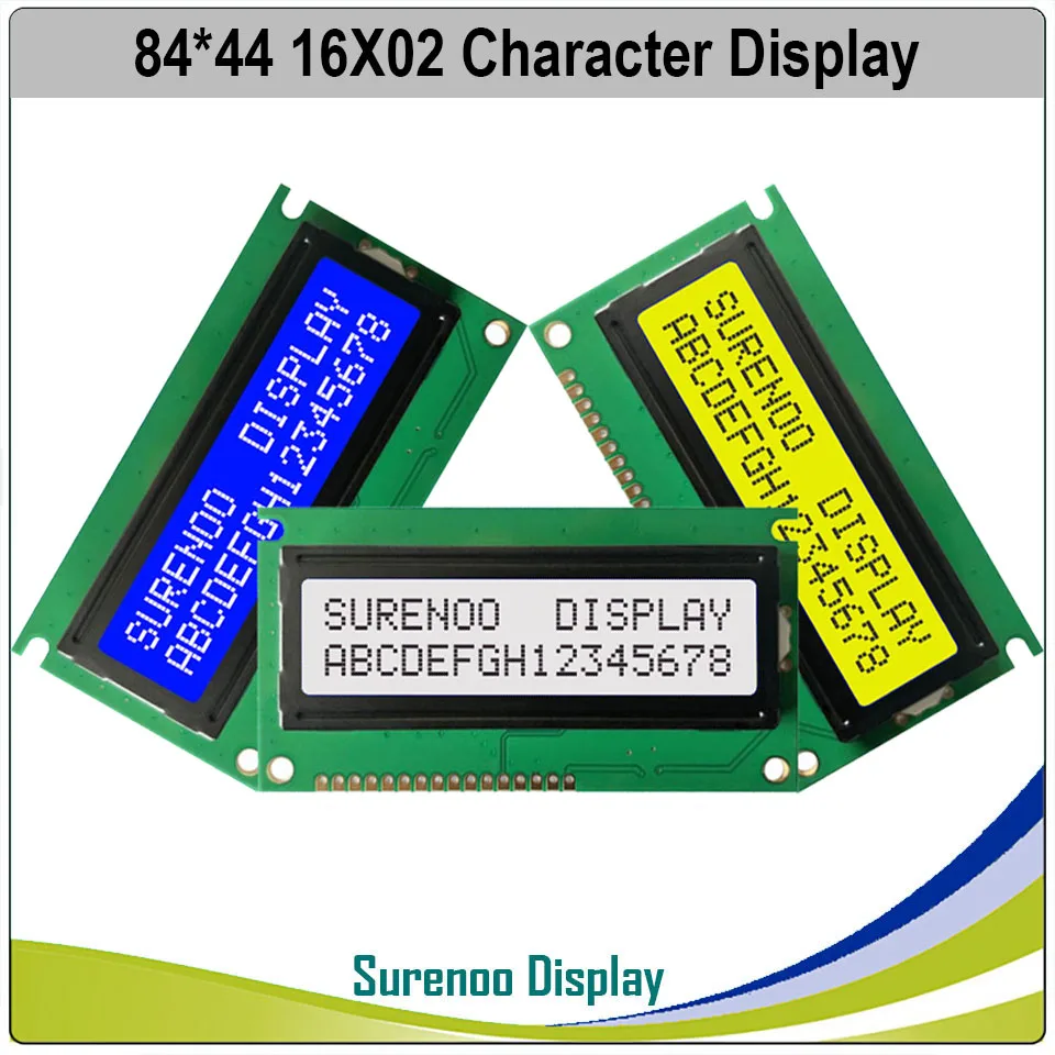 Размер печатной платы: 84*44 мм 162 1602 16 х2|lcd module|module displaylcd module display |