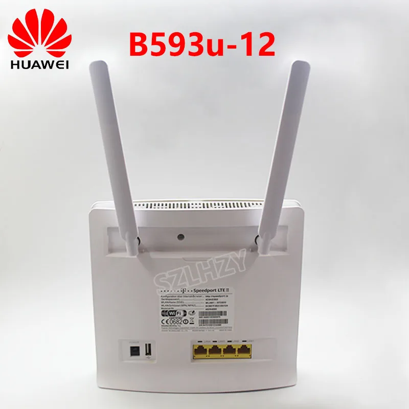 Разблокированный HUAWEI 4G маршрутизатор B593 B593u-12/B593S-12 B525 B525s-65a B315 B315s-22 4G модем с 2 шт. антенны и слотом для SIM карты