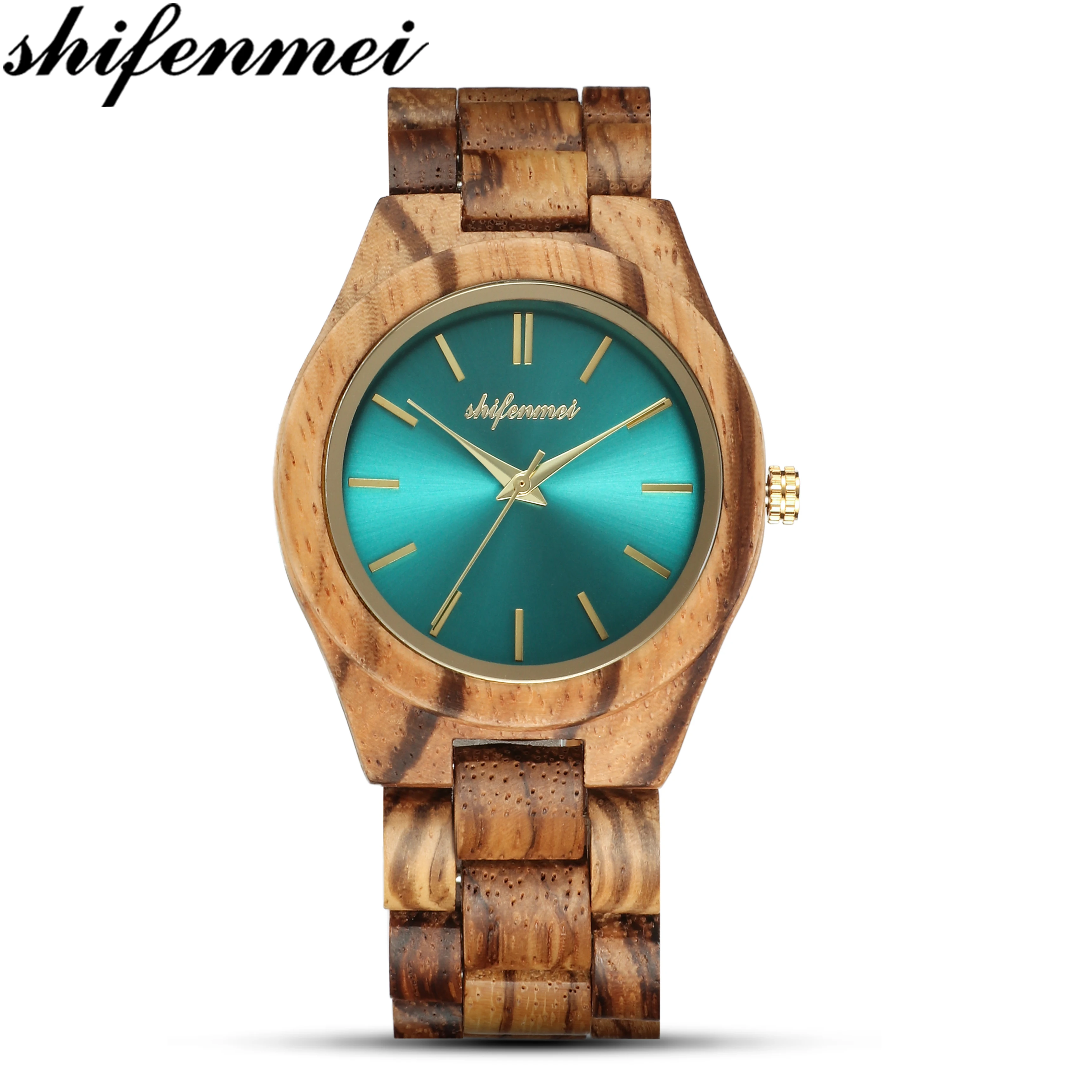 Shifenmei лучший бренд роскошные деревянные часы женские кварцевые часы женские полные деревянные наручные часы отличный подарок для женщин 5563