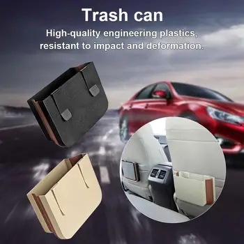 

ABS Innovative Car Supplies Car Trash Can High Resilience Foldable Storage Bin Box Trash Can Rear Suspension Installation Method