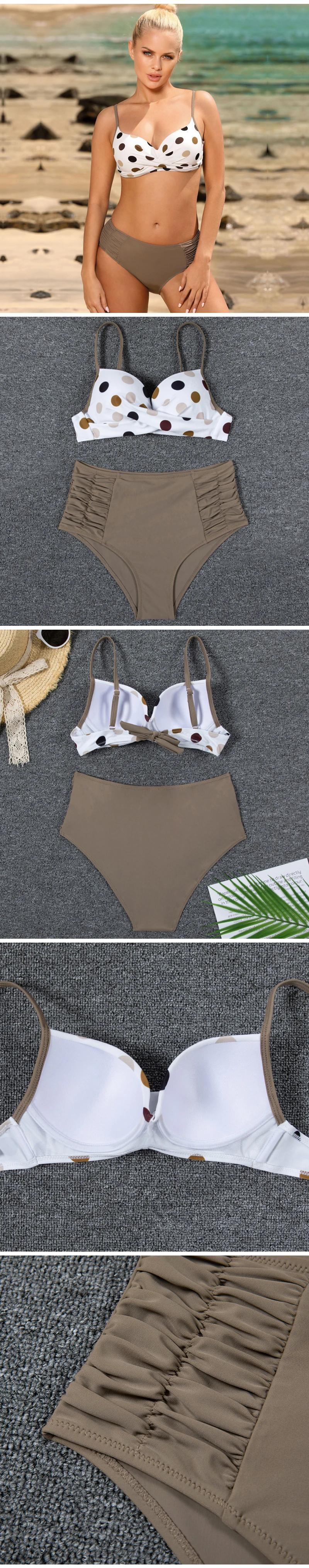 push up bikini set Bikini Swimwear Women Push Up Swimsuit 2022 Bikinis Set Brazilian Beachwear Bathing Suits Swimming Female Biquini Two Pieces XL one one swimwear