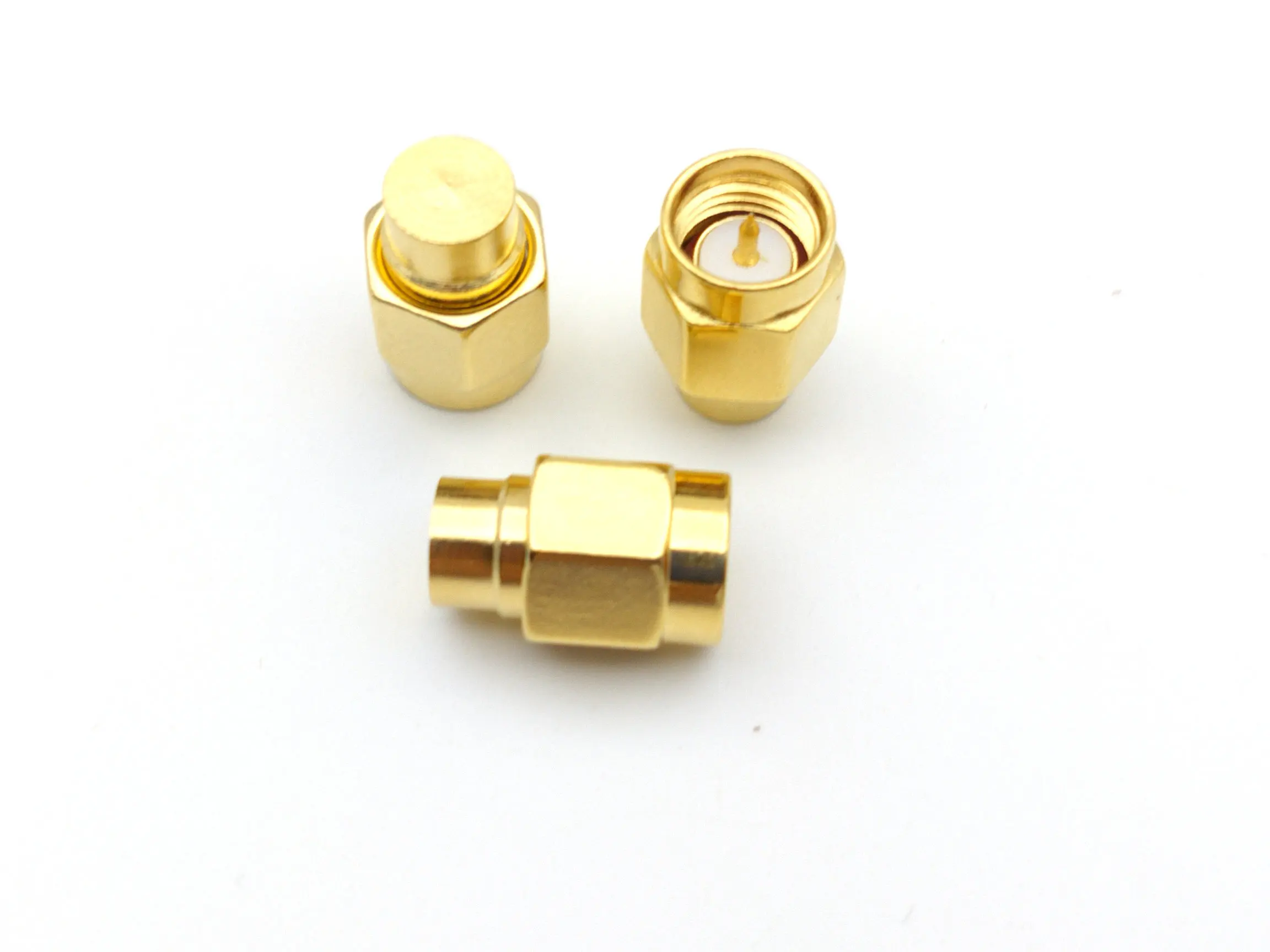 1000pcs brass SMA 50 OHM Coaxial Termination LOADS SMA male ADAPTER connector New