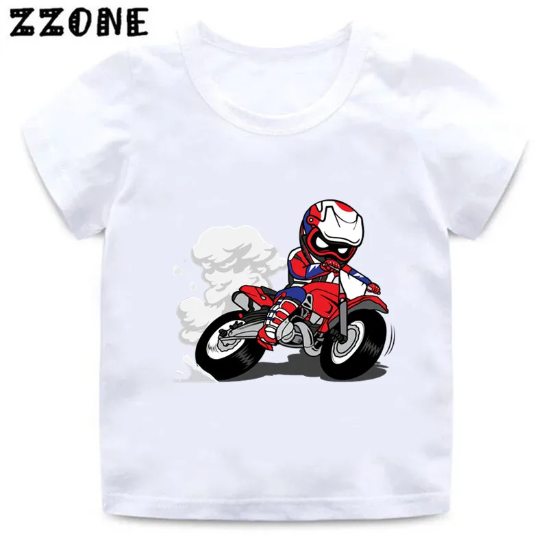 Comedy Shirts Motocross T-Shirt Für Jungen - 100% Baumwolle, Lässiges Design