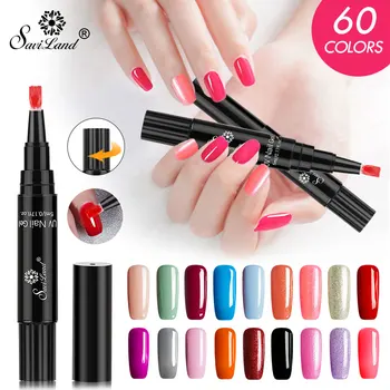 

Saviland One Step Gel Nail Polish Nail Art 3 In 1 Soak Off UV Gel Nail Varnish Shining Glitter Gel Faster Shipping
