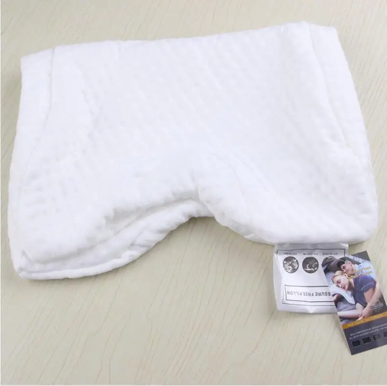 Spare Pillow Cover Изогнутая медленный отскок пены памяти подушка анти-давление ручное оцепенение и защита шеи и мертвые руки пара подушка офис подгузник - Цвет: Spare Pillow Cover