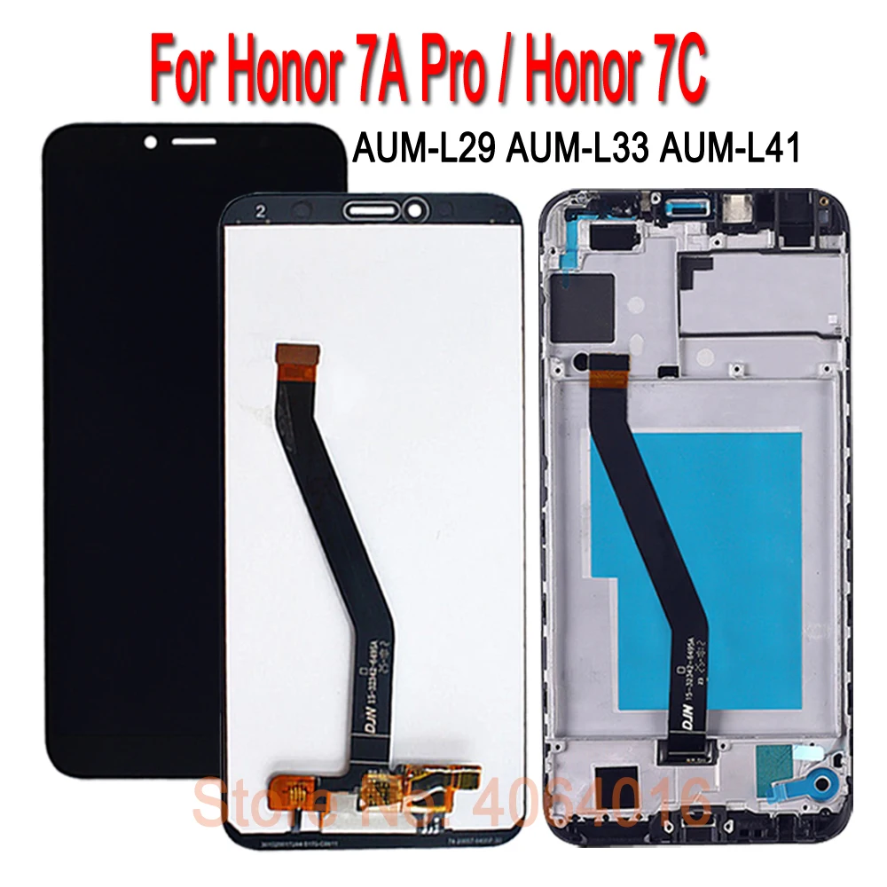 ЖК-дисплей 5 7 дюйма для Honor 7C Aum-L41 сенсорный экран рамка Huawei 7A Pro AUM-L33 сменный