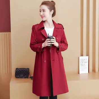 

Autumn Spring Women Long Blazer and Jackets Elegant fashion Lady Office Coat Suits Female Windbreaker Jacket Suit Outwear Jacket