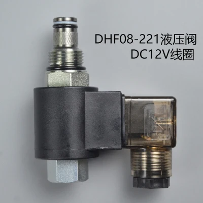 2 бит 2 через нормально открытый DHF08-221-00 Ydraulic винт вставить распределительный клапан электромагнитный SV08-21 LSV08 - Цвет: Spool valve-DC12V