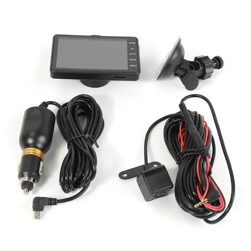 Горячая Dashcam умелое производство V08 3,6 дюймовый ЖК-экран Автомобильный видеорегистратор Камера HD 1080P Dashcam циклическая запись рекордер