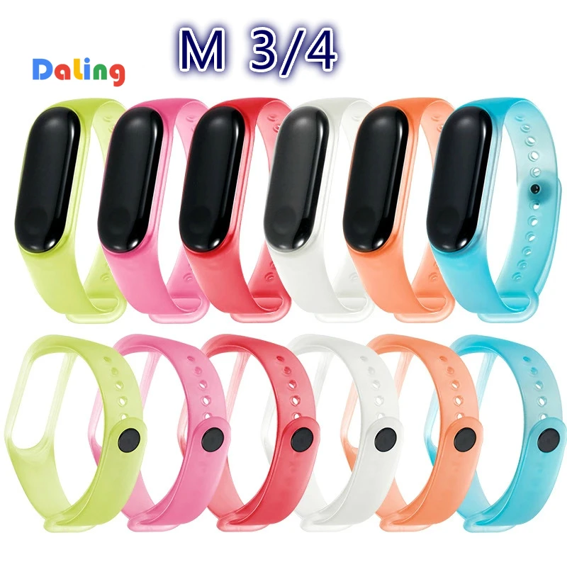 Модный прозрачный браслет для Millet 4 ремешка умный спортивный Xiaomi Mi Band аксессуары