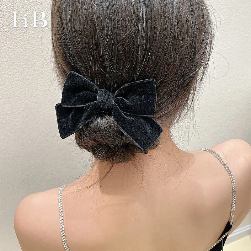 

2020 lazy hair clips bow for baby girls accessories women cute Cotton bowknot headbands Patchwork bandeau femme pour cheveux