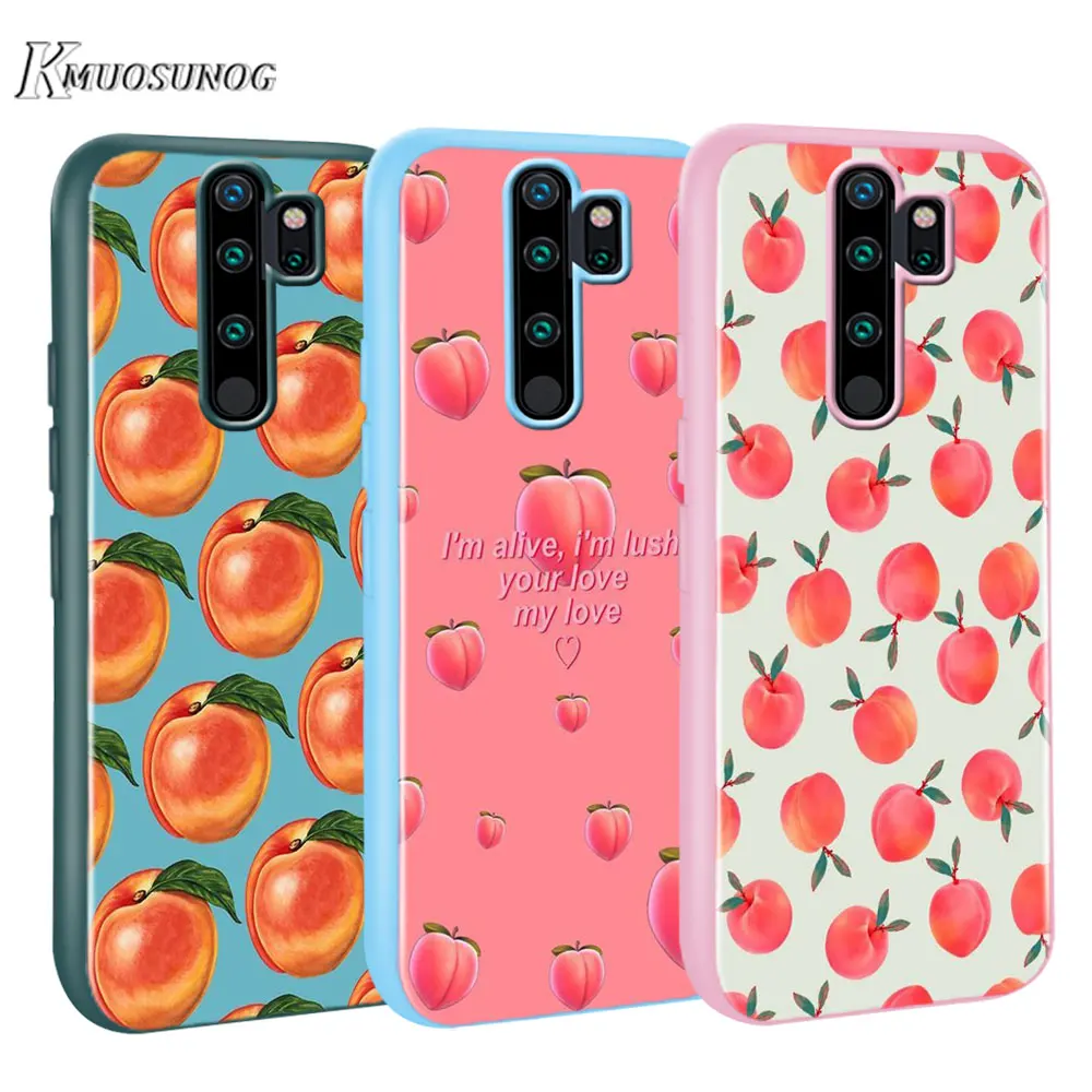 

for Xiaomi Redmi Note 8T 8 7 6 Pro Baseus Candy Color Cover Honey peach for Redmi Note 5 Pro 5A 4 4X Case