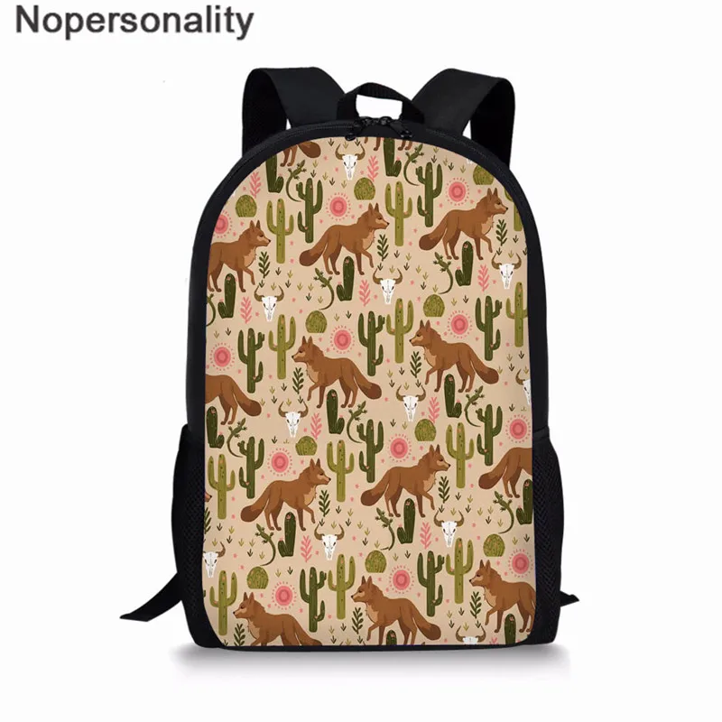 Начальный рюкзак для девочек-подростков, Модный Рюкзак С КАКТУСОМ для начальной школы, школьная сумка для детей, mochila de кактус - Цвет: Z3001C