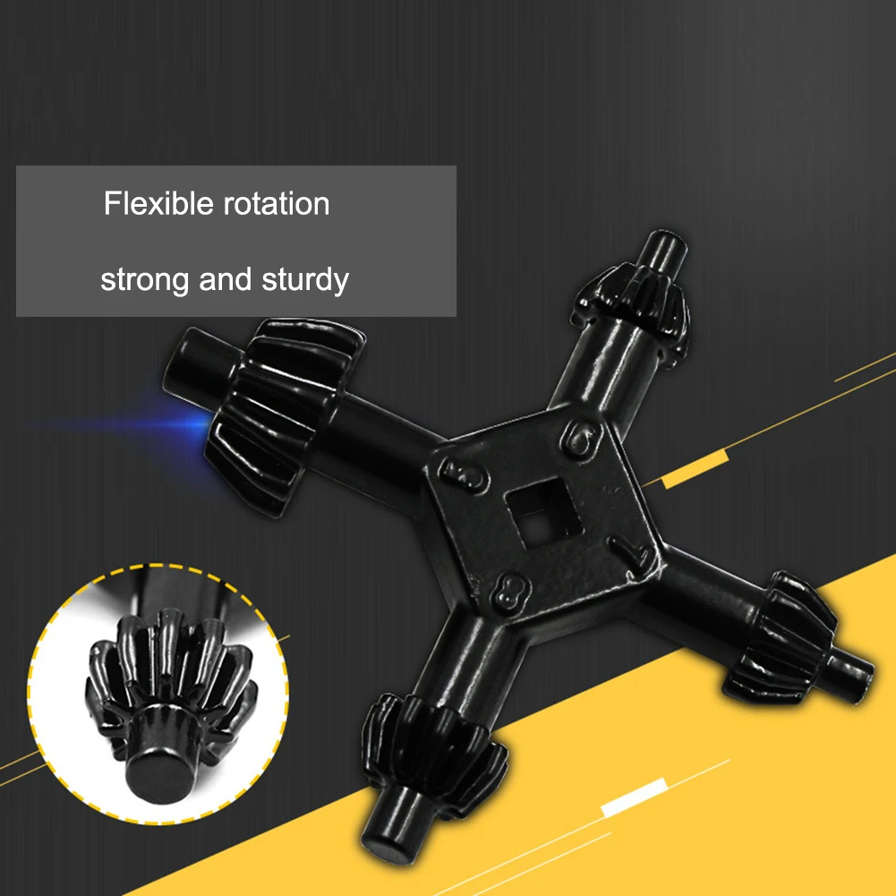 

4-Way Universal Multifunctional Chuck Key Drill Drilling Holder Spanner Key Ratchet Socket Ring Combination Grip Star Wrench