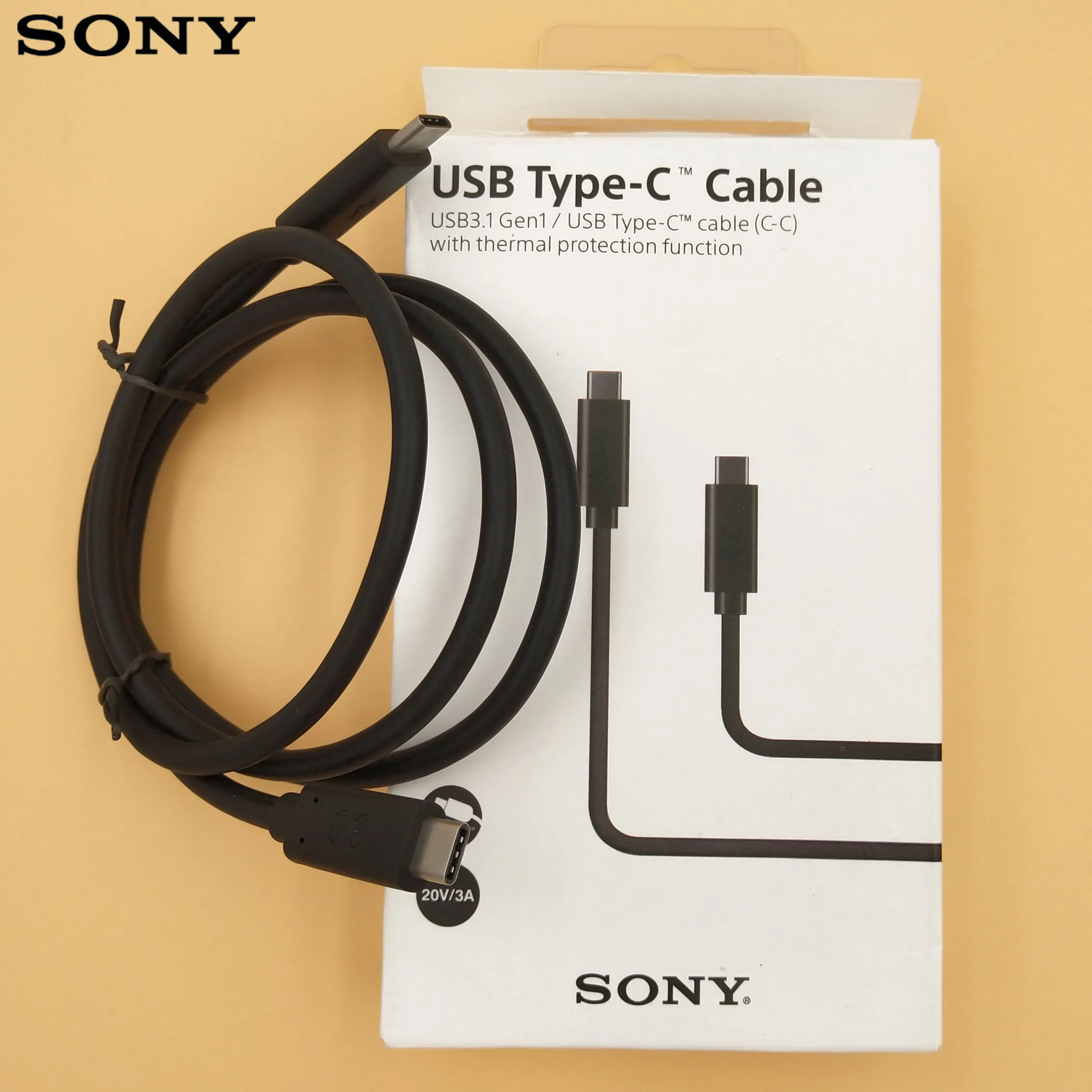 

Original Sony UCB32 double type c cable usb3.1 type-c fast charging date line for Google Nexus 6P 5X Pixel XL Pixel 2 2XL huawei