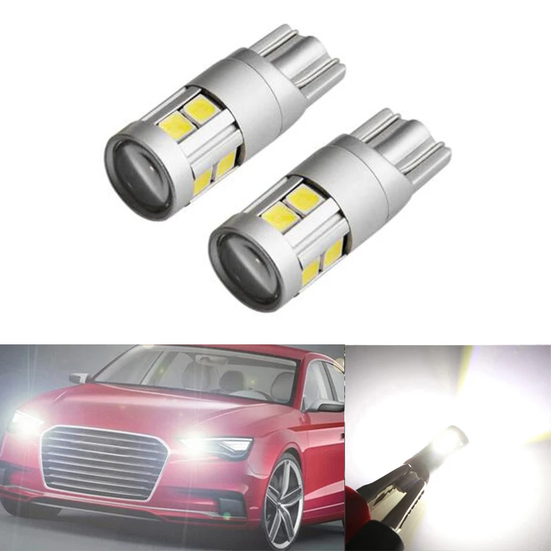 2 шт. супер яркий T10 W5W 168 194 CREE Chip 12V автомобильный светодиодный светильник для