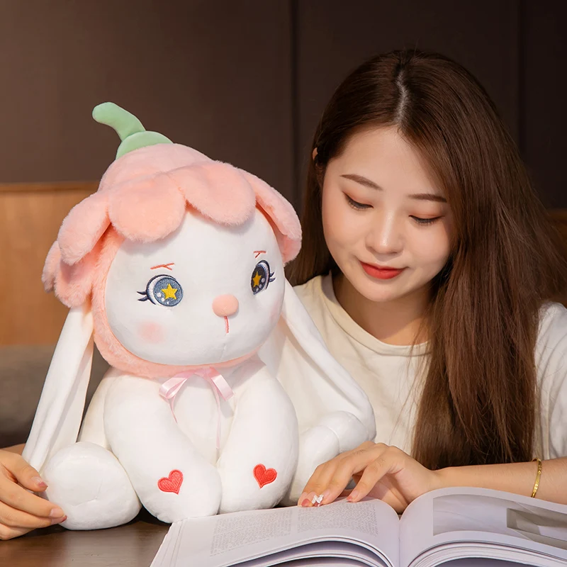 New Soft Plush Rabbit Toy Baby Doll Kawaii Stuffed Toys Cute Bunny For