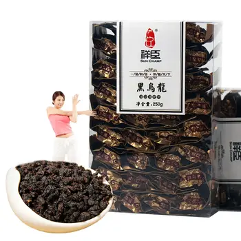 

2019 Fujian Hei Wu Long Cha Oolong Tea Charcoal Technique Oil Cutting for Detoxification and Anti-fatigue