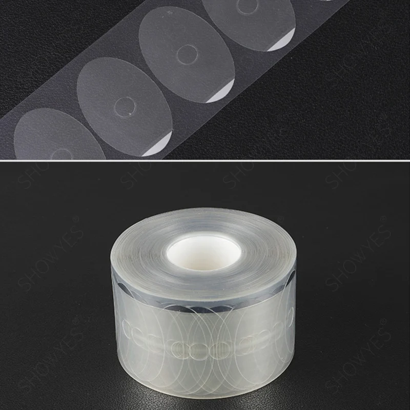 Transparent Anti Slip Sticker Protection Lens Processing Resist Skid Film Blocking Pads Clear Double Sided Glue Disc for Glasses 5