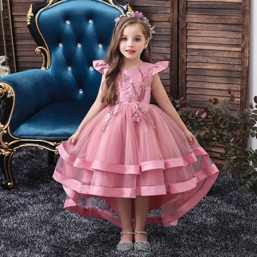 Vestido noche para boda, bordado de seda, para flores, es, Navidad, Halloween, es, ropa - AliExpress