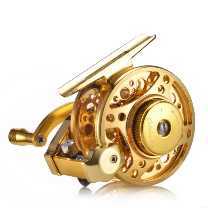  5BB 3.0:1 65MM Fly Fishing Reels Wheel with High Foot Fishing Reels Wedkarstwo Reel Fish Line Wheel