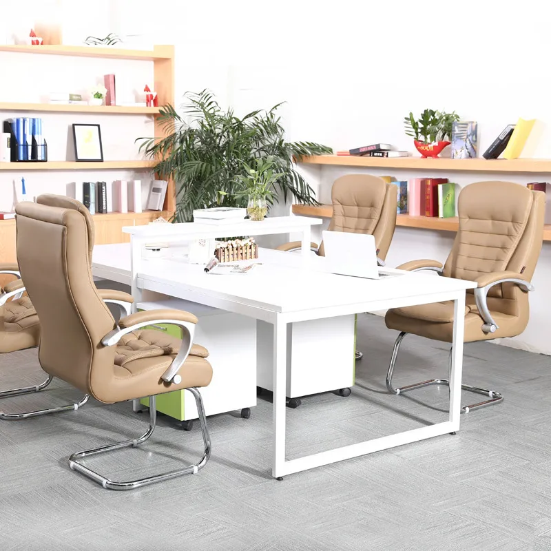 Genuine Leather Office Chair Home Bow Foot Computer Boss Chair Silla Gamer Comfortable Swivel Gamin