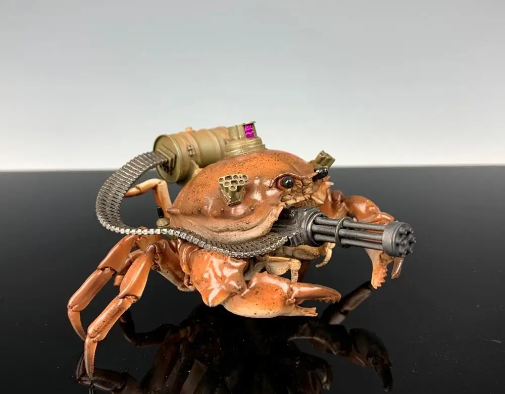 Фантастический креативный стимпанк силовой бронежилет Краб миниатюрные фигурки resin Смола модельный комплект интересные вещи