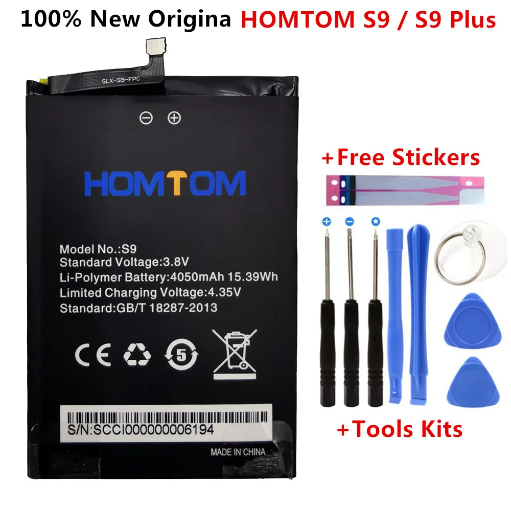 HOMTOM S9 Plus аккумулятор 4050 mAh для HOMTOM S9 S9 Plus смартфон+ Бесплатные инструменты